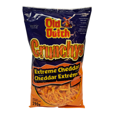 Old Dutch Extreme Cheddar Corn Snack, 290 g