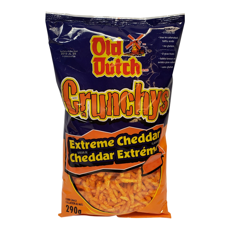 Old Dutch Extreme Cheddar Corn Snack, 290 g