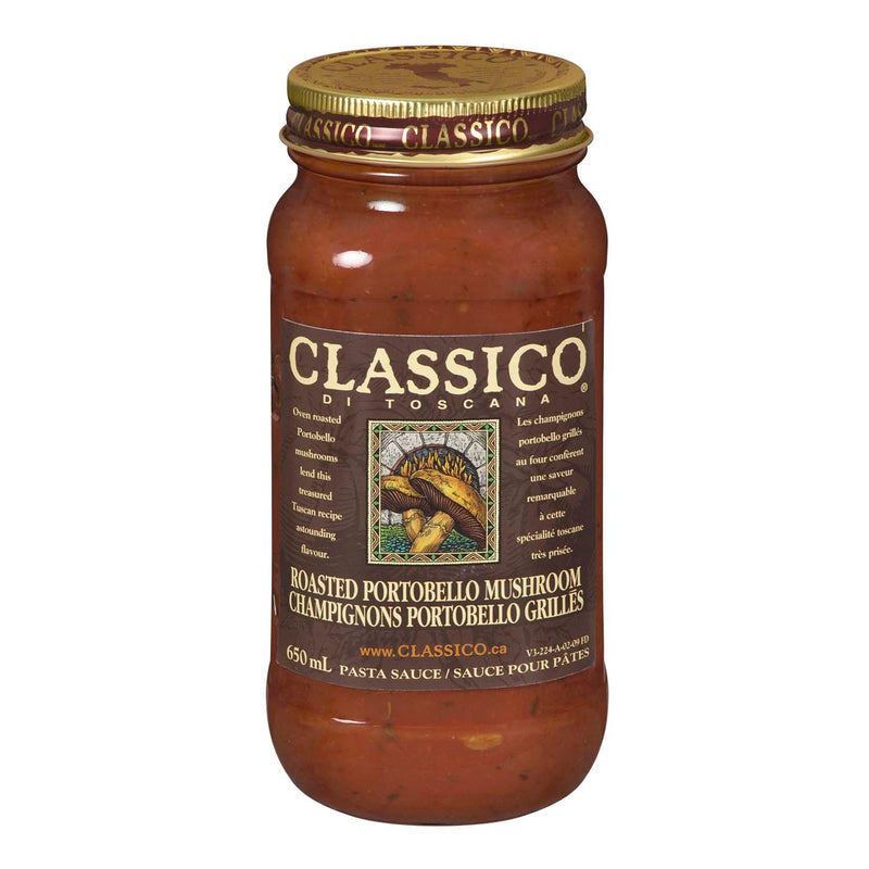 CLASSICO Roasted Portabello Mushroom Pasta Sauce 650ml