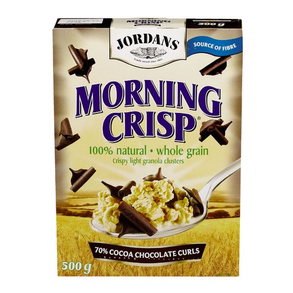 Jordans Morning Crisp 70% Cocoa Chocolate Curls, 500 g