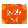 BUBLY Sparkling Water Orange 12 Pack