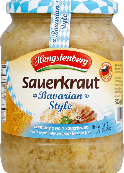 HENGSTENBERG Bavarian Style Sauerkraut with Wine 680g