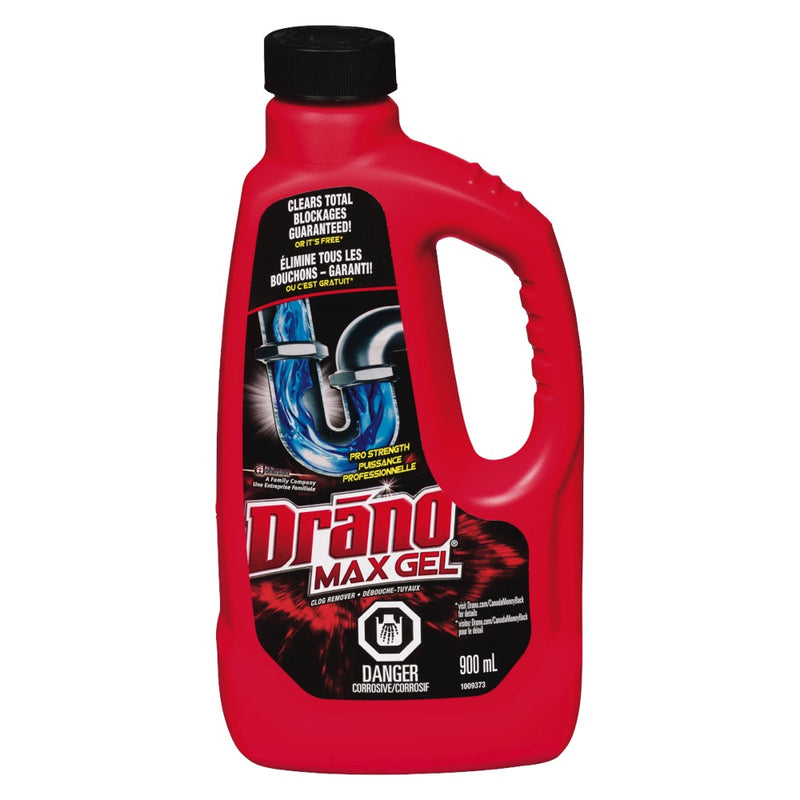 DRANO Max Gel Clog Remover 900ml