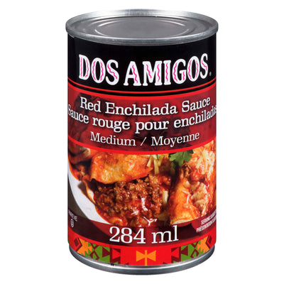 Dos Amigos Medium Red Enchilada Sauce, 284 mL