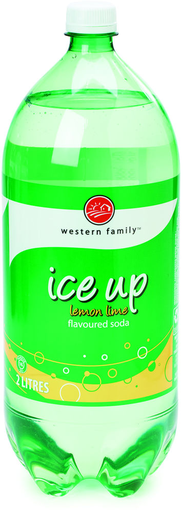 Western Family Ice Up Lemon Lime Soda 2 L