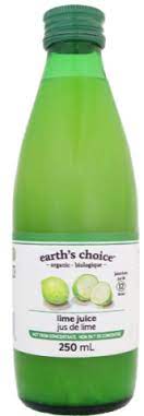 EARTH'S CHOICE ORGANIC LIME JU 250 ml