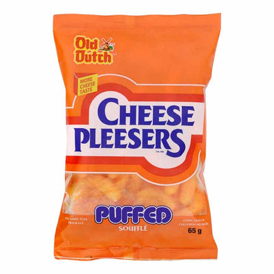 Old Dutch Cheese Pleesers Cheese Puffs, 65 g
