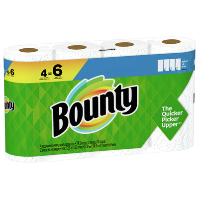 Bounty Mega Paper Towels, 4 ct