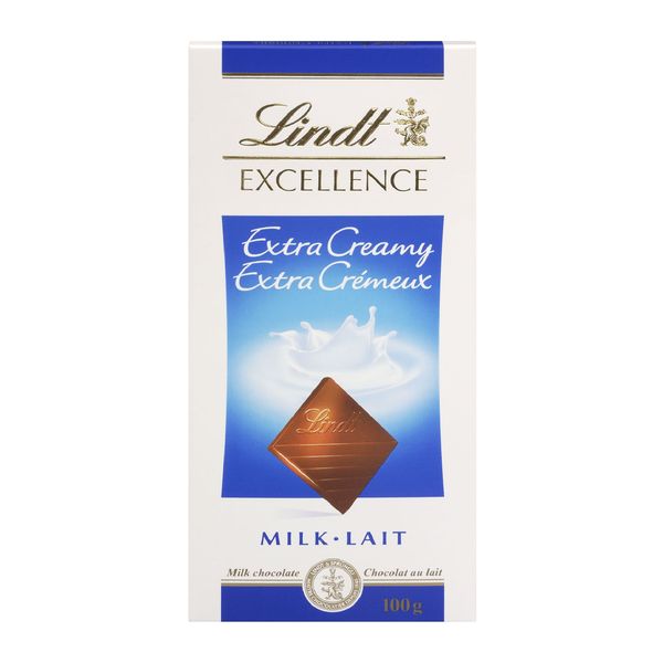 LINDT Extra Creamy Milk Chocolate Bar 100g
