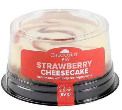 Chuckanut Bay Strawberry Cheesecake, 3.5 oz