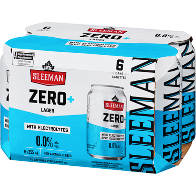 SLEEMAN ZERO NON ALCOHOLIC 6 pkg