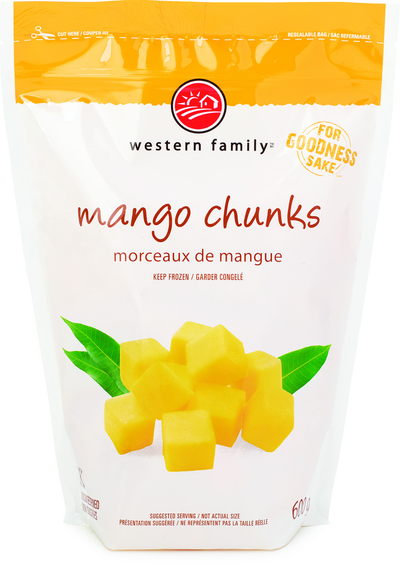 WESTERN FAMILY Mango Chunks 600g