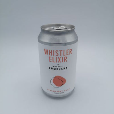 Whistler Elixir Strawberry Basil Kombucha, 1 ct