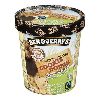 Ben & Jerry's Chocolate Chip Cookie Dough Non Dairy Frozen Dessert, 500 mL