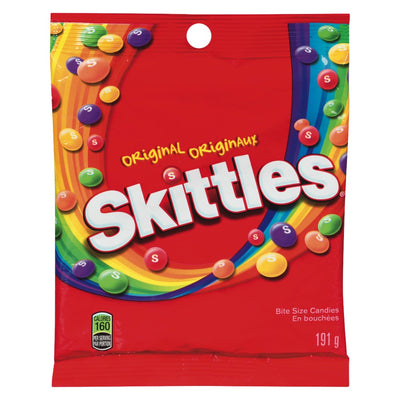 SKITTLES Original Bite Size Candies 191g