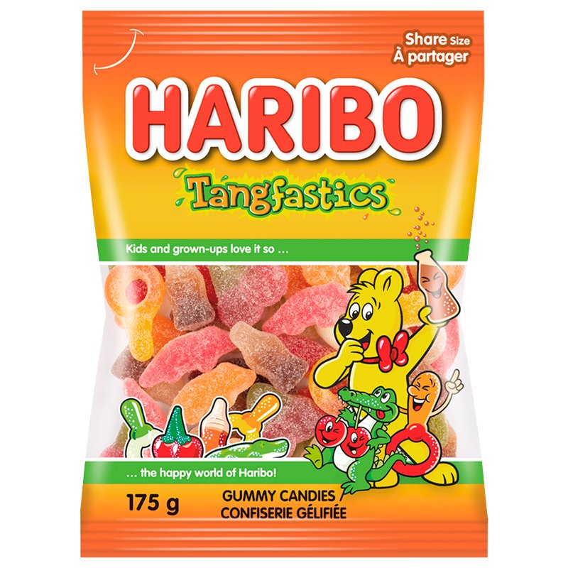 Haribo Tangfastics Gummy Candies, 175 g