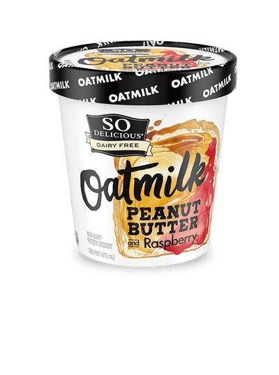 So Delicious Oat Milk Peanut Butter Raspberry Non Dairy Dessert, 473 mL, 473 mL