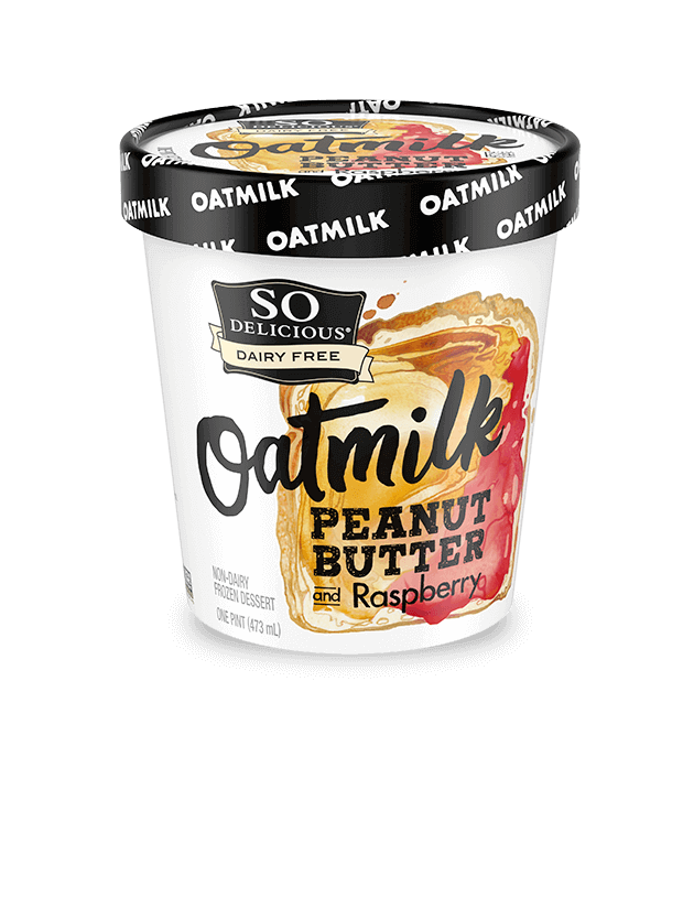 So Delicious Oat Milk Peanut Butter Raspberry Non Dairy Dessert, 473 mL, 473 mL