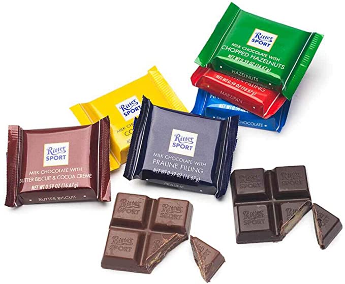 Ritter Sport Assorted Chocolates, 1 ct