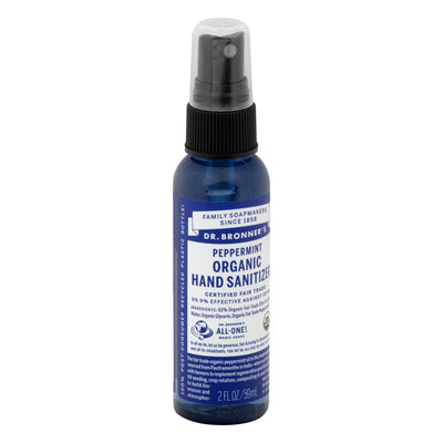 DR BRENNER'S Peppermint Organic Hand Sanitizer 59ml