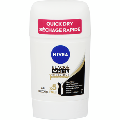 NIVEA INVISIBLE FOR BLACK AND 1 ea