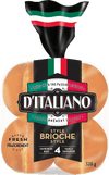 D'Italiano Brioche Style Hamburger Buns, 4 ct, 328 g