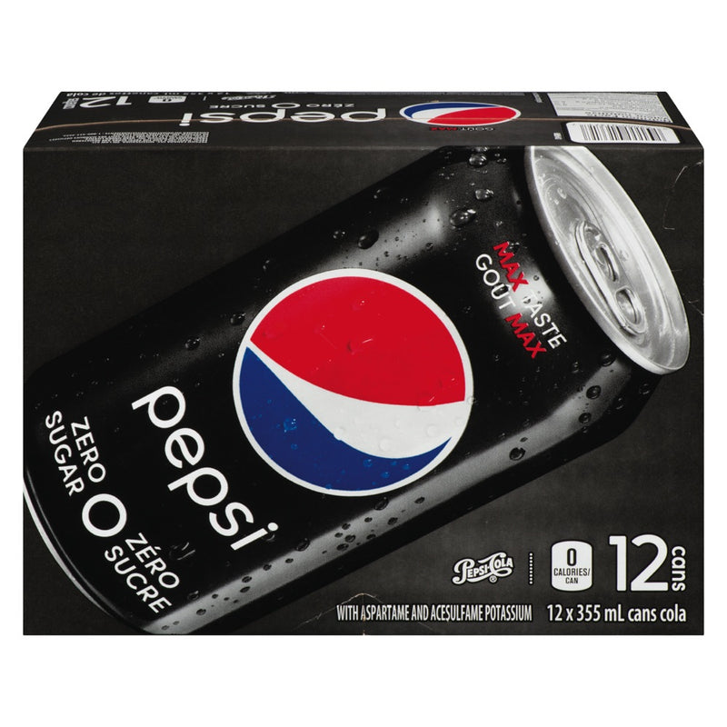 PEPSI Zero Sugar 355ml 12 Pack