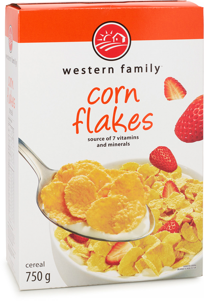 WESTERN FAMILY Corn Flakes Cereal 750g