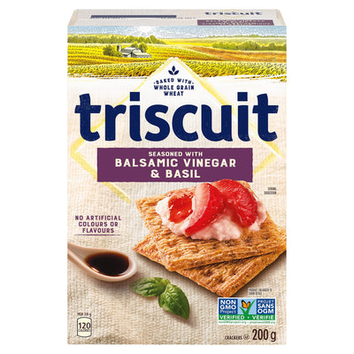 TRISCUIT Balsamic & Basil Crackers 200g