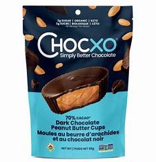 CHOCXO DARK CHOCOLATE PB CUPS 98 g
