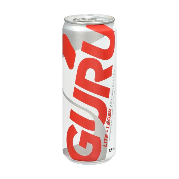 Guru Organic Energy Beverage Lite, 355 mL
