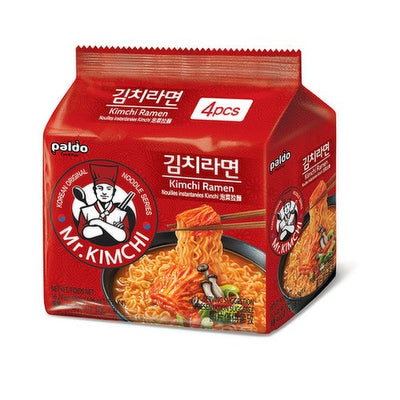 Mr Kimchi Korean Original Series Kimchi Ramen Soup, 115 g, 4 ct