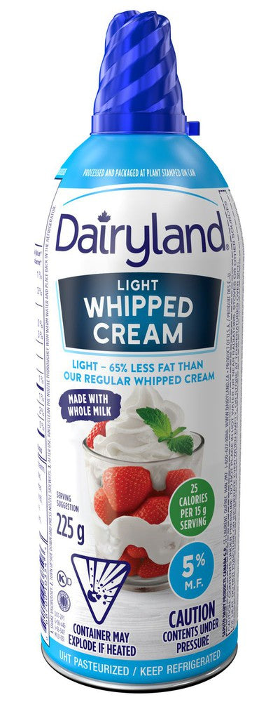 Dairyland Light Whipped Cream, 225 g