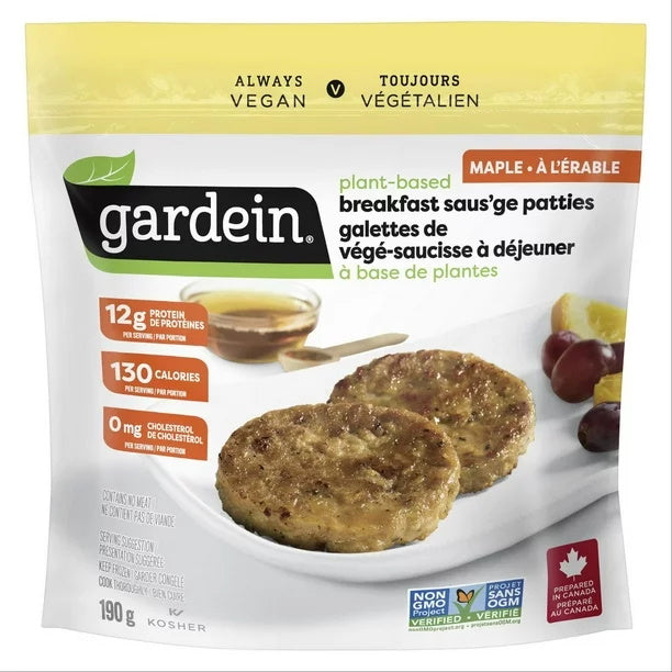 Gardein Breakfast Vegan Sausage Patties, 1 ct