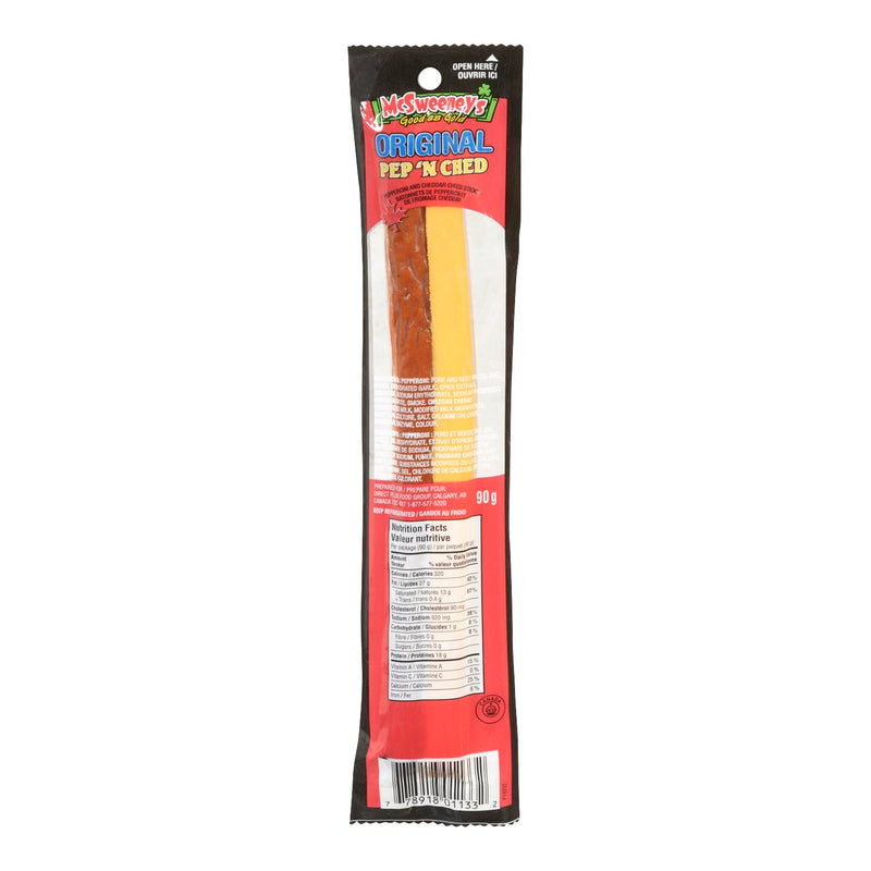 MCSWEENEY'S Original Pep 'N Cheddar Cheese Stick 90g