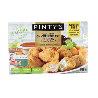 Pinty's Chicken Breast Chunks, 810 g