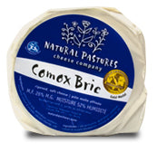 NATURAL PASTURES Comox Brie Mini Wheel