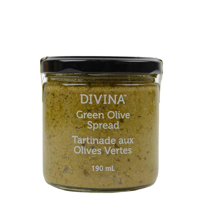 Divina Green Olive Spread, 190 mL
