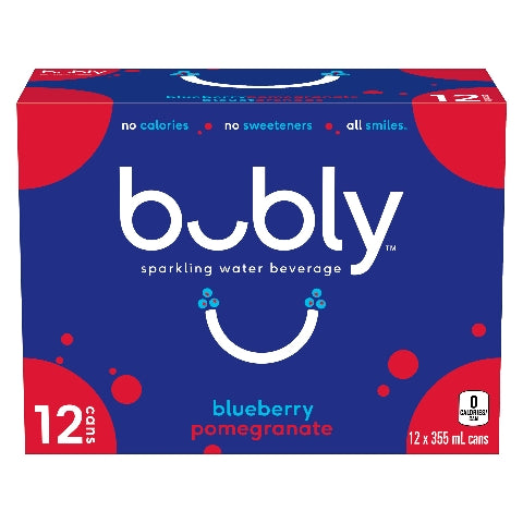BUBLY SPARKLING BLUEBERRY POME 12 ea