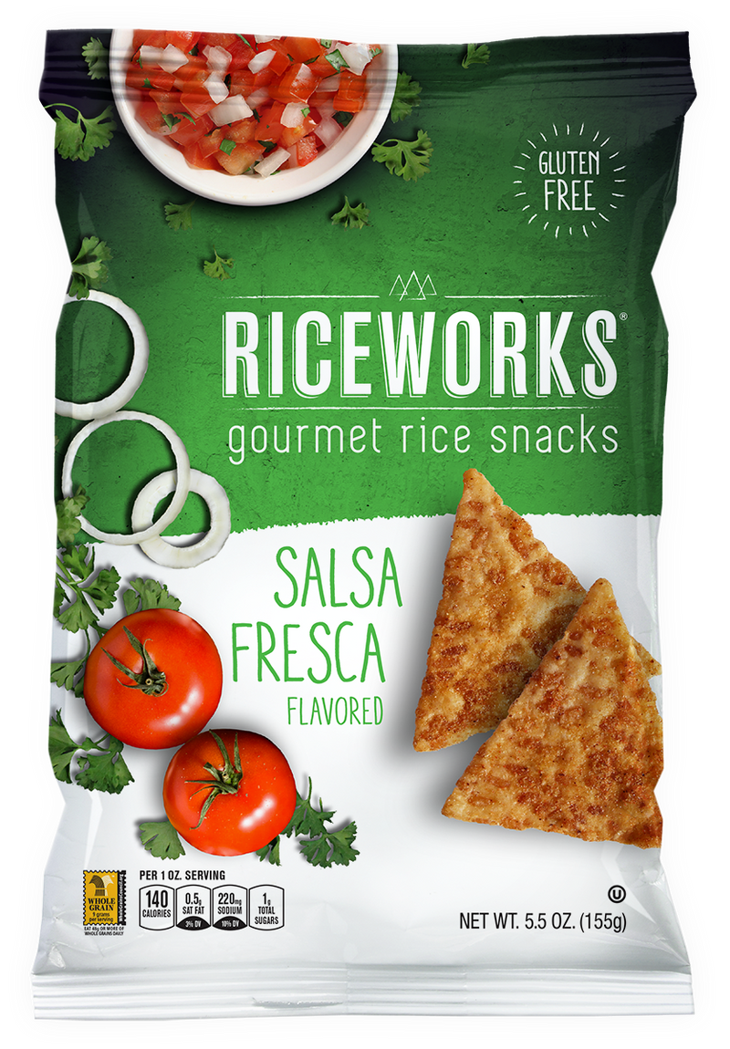 Riceworks Gourmet Rice Snacks, 155 g