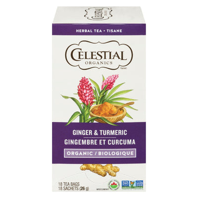 CELESTIAL SEASONINGS Ginger Turmeric 18's