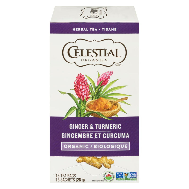 CELESTIAL SEASONINGS Ginger Turmeric 18's