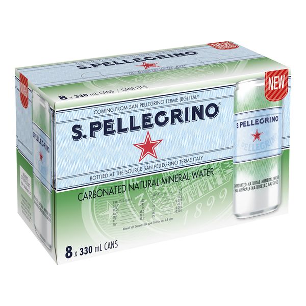 S.Pellegrino Sparkling Water, 330 mL