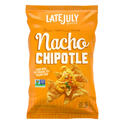 LATE JULY Nacho Chipotle Tortilla Chips 156g