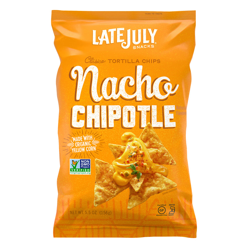 LATE JULY Nacho Chipotle Tortilla Chips 156g