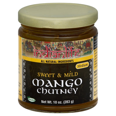 Indianlife Mango Sweet & Mild Medium Chutney, 283 g
