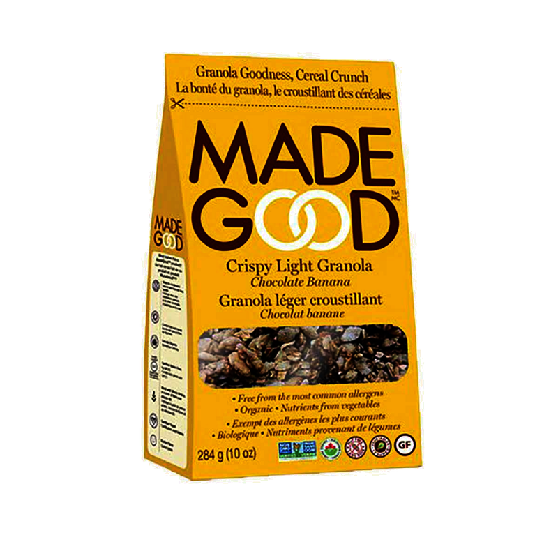 Made Good Crispy Light Granola Chocolate Banana, 283 g