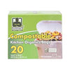 COMPOSTABLE KITCHEN ORG BAGS 1 40 ea