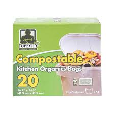 COMPOSTABLE KITCHEN ORG BAGS 1 40 ea