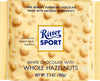 RITTER SPORT with Whole Hazelnuts White Chocolate 99g